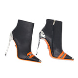 I AM SEXY! SILVER HEEL BOOT