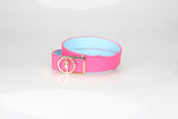 Hot Pink- Sky Blue reversible Belt